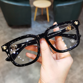 简丹萝心新品 复古方框眼镜男女个性 板材粗框防蓝光护目近视镜架