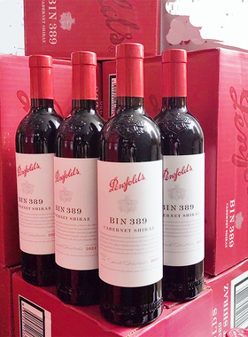 原箱6瓶装#澳洲原装进口奔富389/407红酒Penfolds干红葡萄酒正品