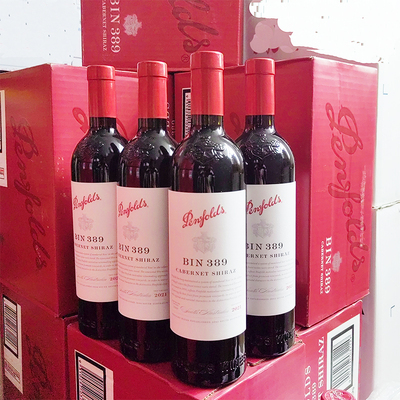 原箱6瓶装#澳洲原装进口奔富389/407红酒Penfolds干红葡萄酒正品
