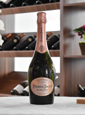 正品#法国原装进口Perrier Jouet粉红巴黎之花桃红香槟葡萄酒