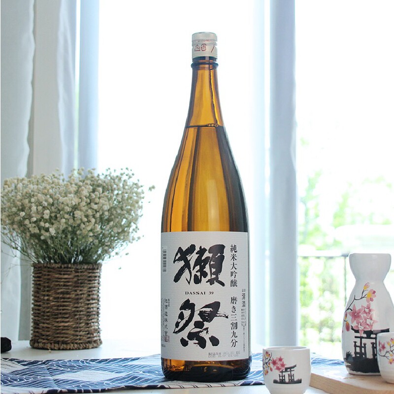 正品#獭祭39三割九分dassai清酒日本原装进口纯米大吟酿1.8L