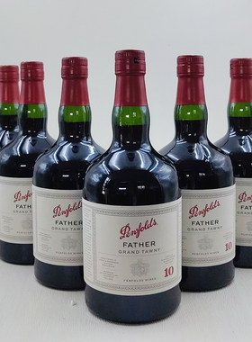 【6瓶装】奔富波特酒父亲10年加强型甜型红葡萄酒澳洲进口红酒