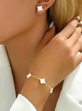 小众设计几何形光面个性手链女欧美新款百搭时尚手饰源头工厂