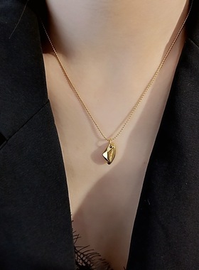 三生石许愿项链女ins小众轻奢高级感时髦不掉色百搭锁骨链冷淡风