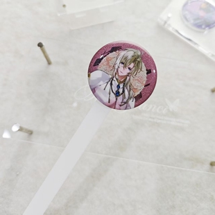 新款亚克力磁吸举牌拍照神器自制谷子举拍棒吧唧打卡道具周边展示