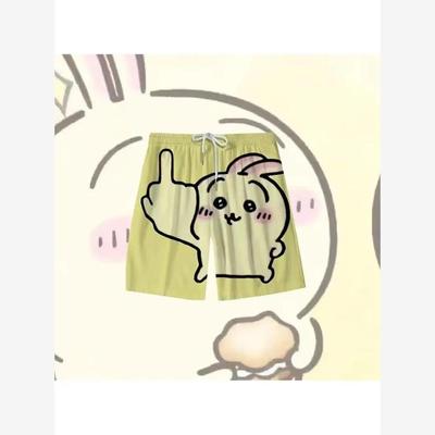 卡通可爱短裤男女学生情