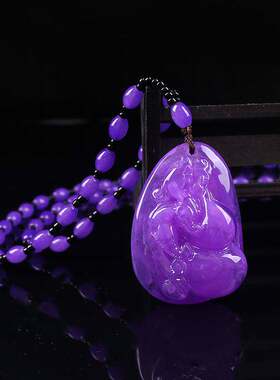 新品紫罗兰葫芦吊坠仿蜜