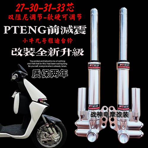 小牛NGT九号改装前避震器可调