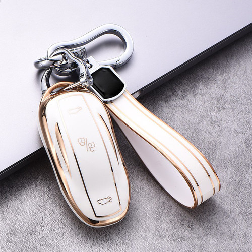 特斯拉TeslaModelS金边钥匙套