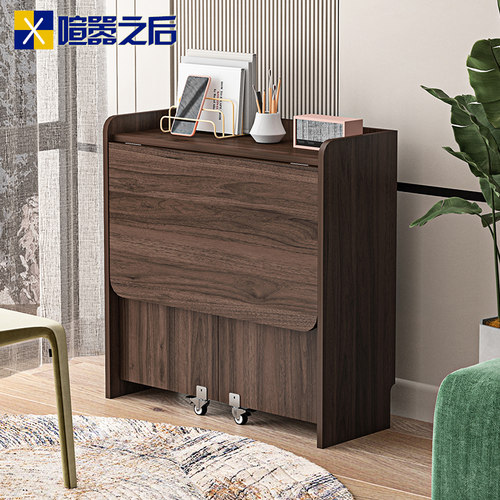 现代简约折叠书桌书柜组合小户型学习桌卧室床边电脑桌写字桌8L31