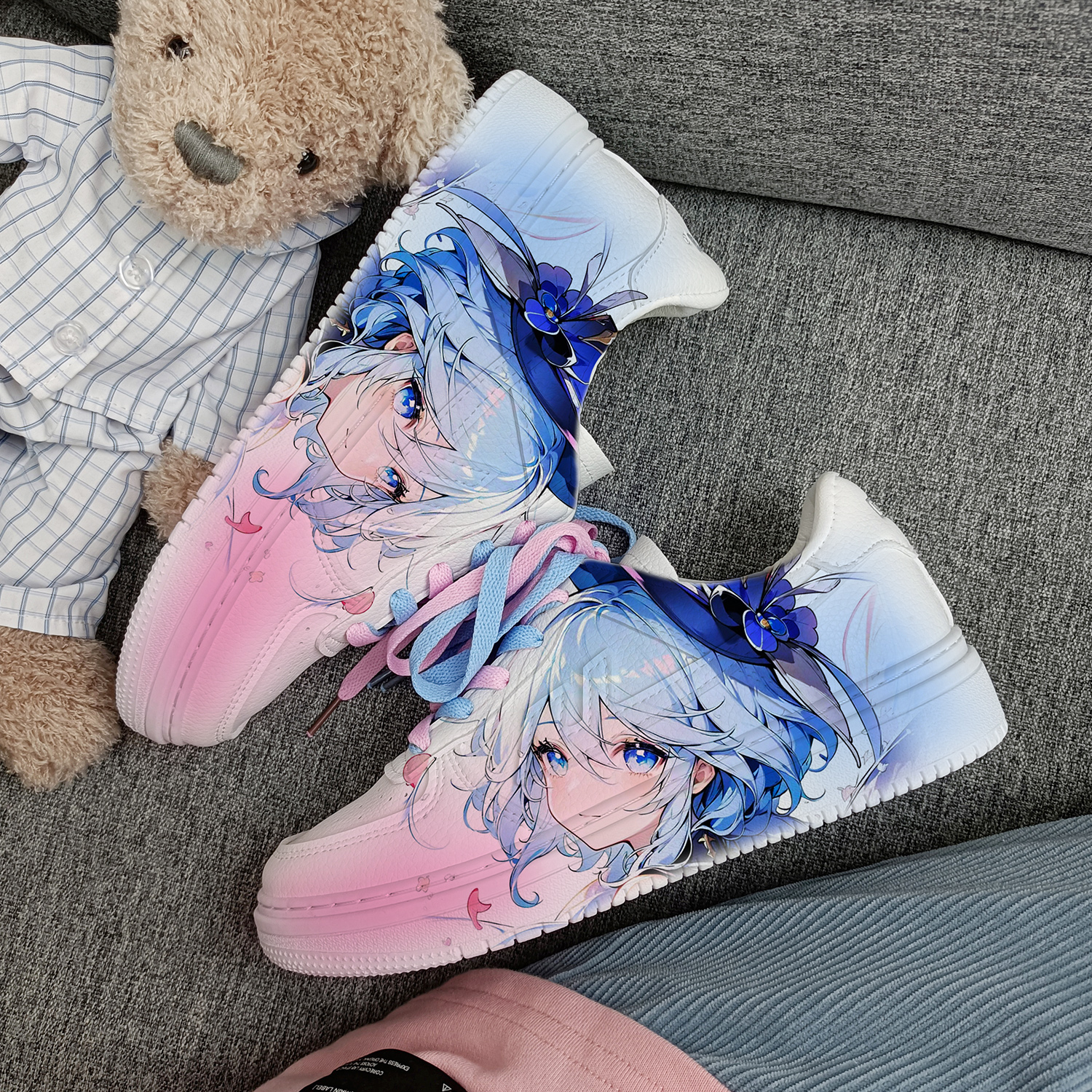 回力桃子熟了正品芙宁娜动漫周边爆改板鞋2024夏季限量款原神男鞋