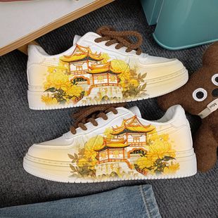 回力2025新款国风新中式潮男板鞋空军一号夏季透气限量款正品男鞋