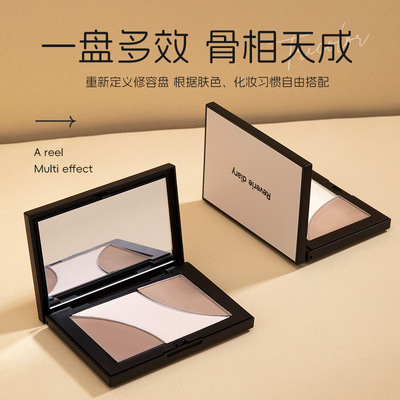 Mooekiss木柯诗修容盘三色高光一体修容盘哑光提亮面部鼻影阴影