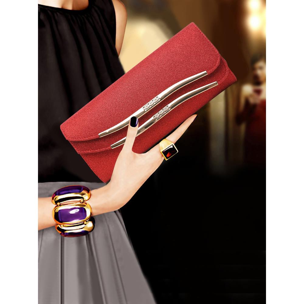 潮牌韩版时尚宴会手拿包女士红毯礼服旗袍手抓包晚宴链条小包单肩