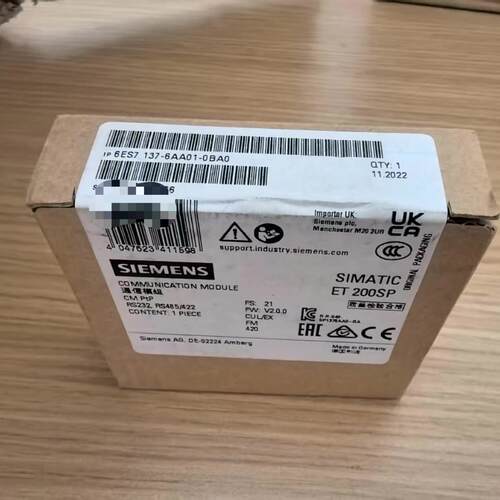 议价6ES7137-6AA01-0BA0 通信模块 CM PtP ET 200SP 接口模块维修