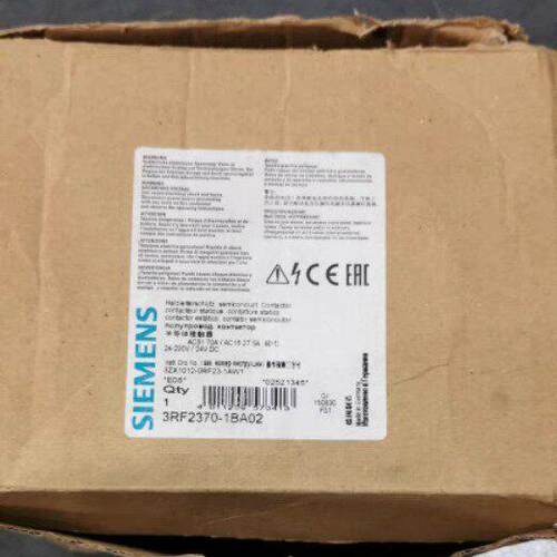 议价3RF2370-1BA02 半导体接触器 工控自动化配件维修