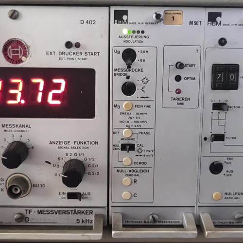 议价MG502.D D402 M50T F22 HBM测量放大器 工业测试仪器维修