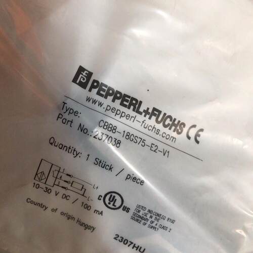 议价CBB8-18GS75-E2-V1 P+F倍加福电感式接近传感器 工控配件维修