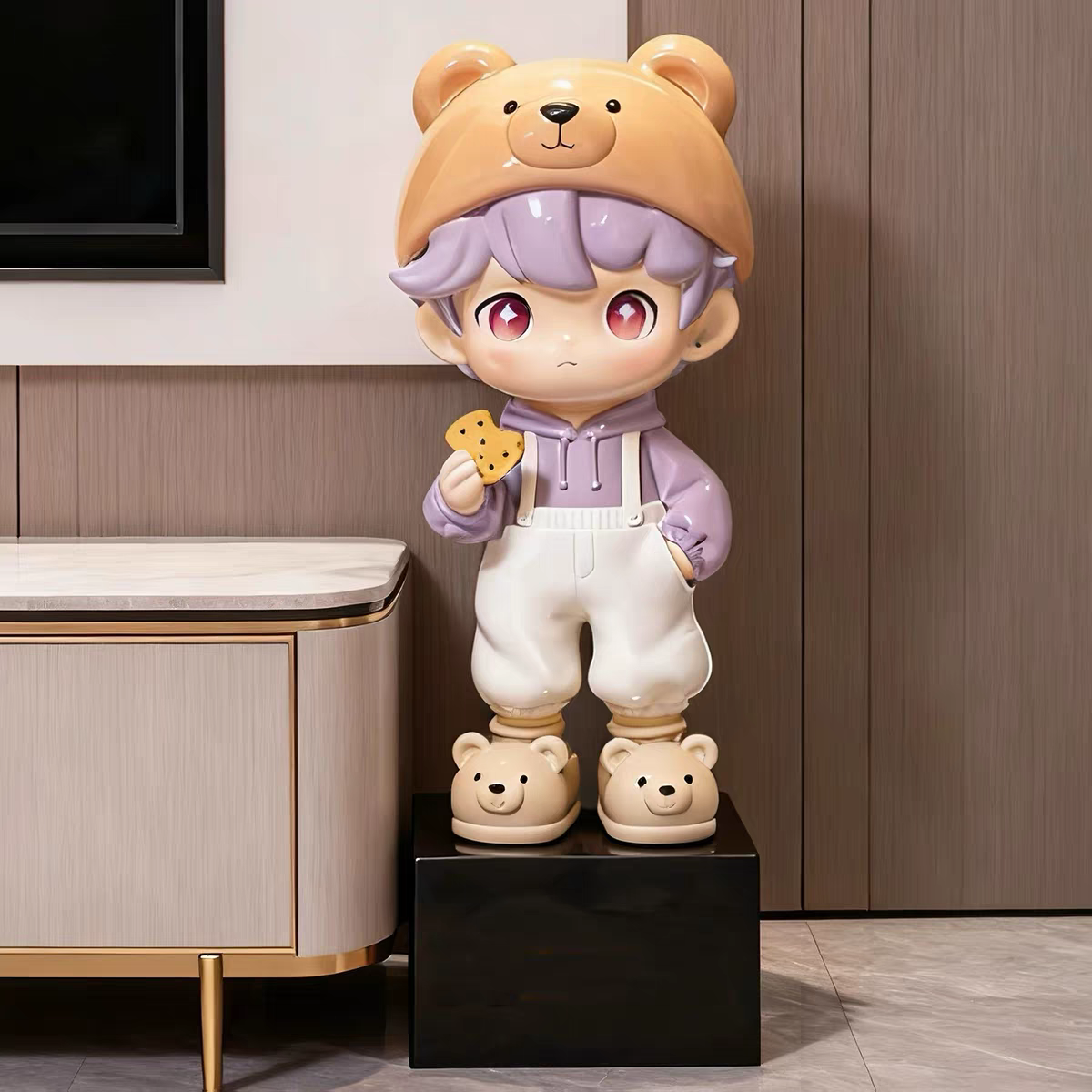 大型落地潮玩摆件存钱罐轻奢高级客厅电视柜旁家居装饰品乔迁礼品