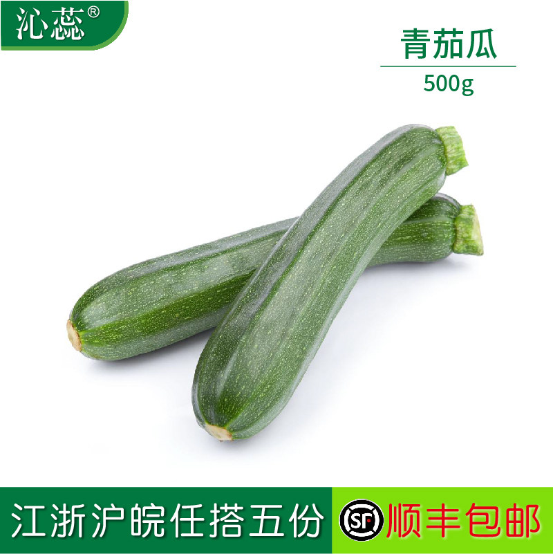 【沁蕊】青节瓜500g  青西葫芦 青茄瓜 西葫芦
