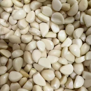 【沁蕊】新鲜 去皮大蒜头 新鲜大蒜头 5斤一包去皮衣蒜子