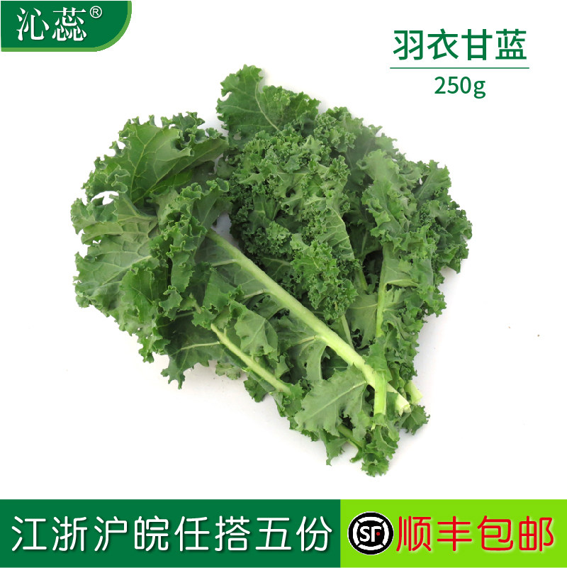 【沁蕊】新鲜羽衣甘蓝250g 绿叶花包菜kale沙拉生菜新鲜蔬菜