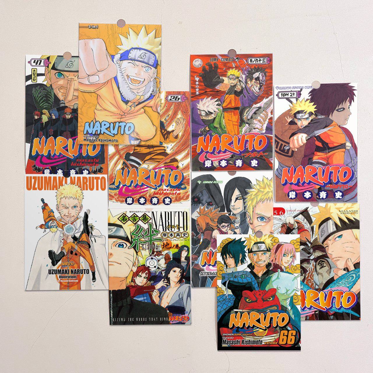 火影忍者海报卡卡西鸣人