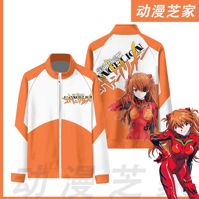 明日香立领卫衣EVA新世纪