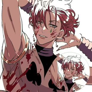 宿舍全职猎人西索周边徽章 方卡  hunterxhunter同人吧唧