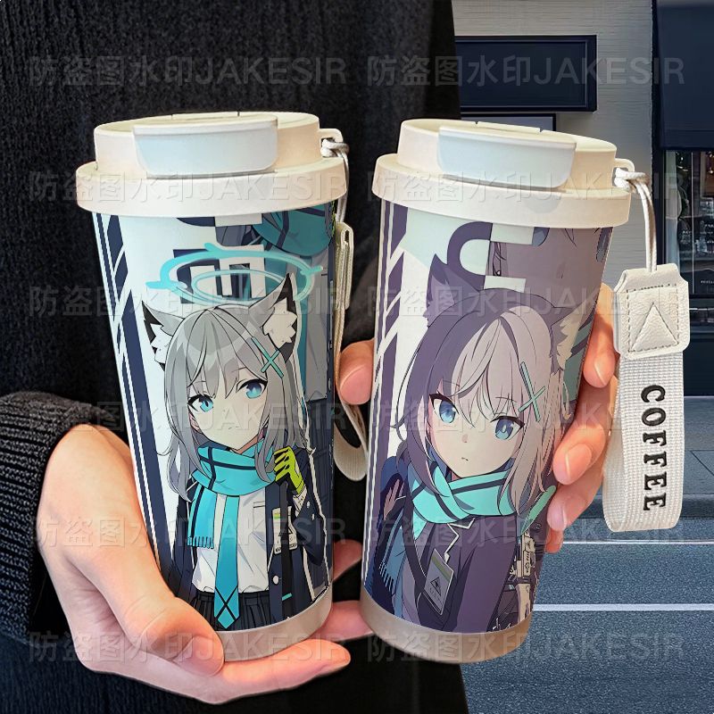 砂狼白子碧蓝档案保温杯