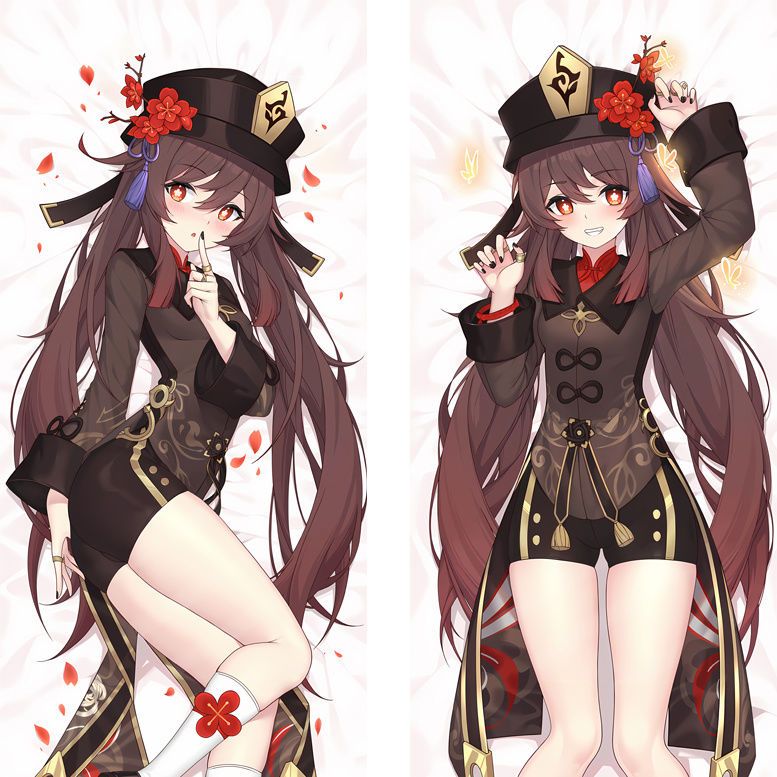 原神胡桃COS角色抱枕二次