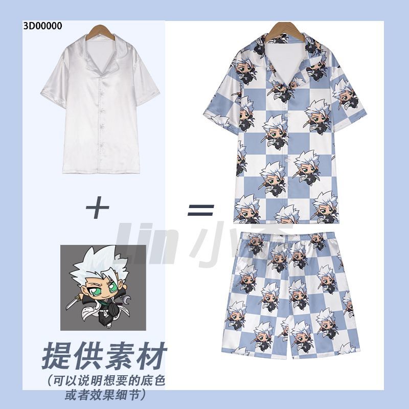 定制睡衣来图夏季动漫套