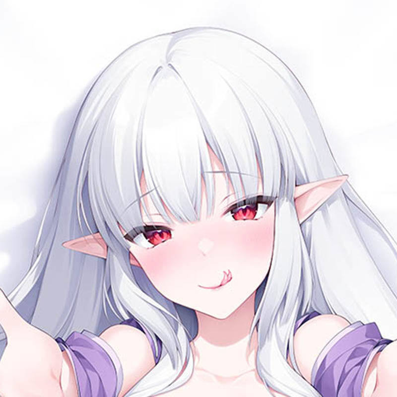 白蛇等身抱枕二次元游戏动漫勇者大战魔物娘系列长条枕抱枕套礼