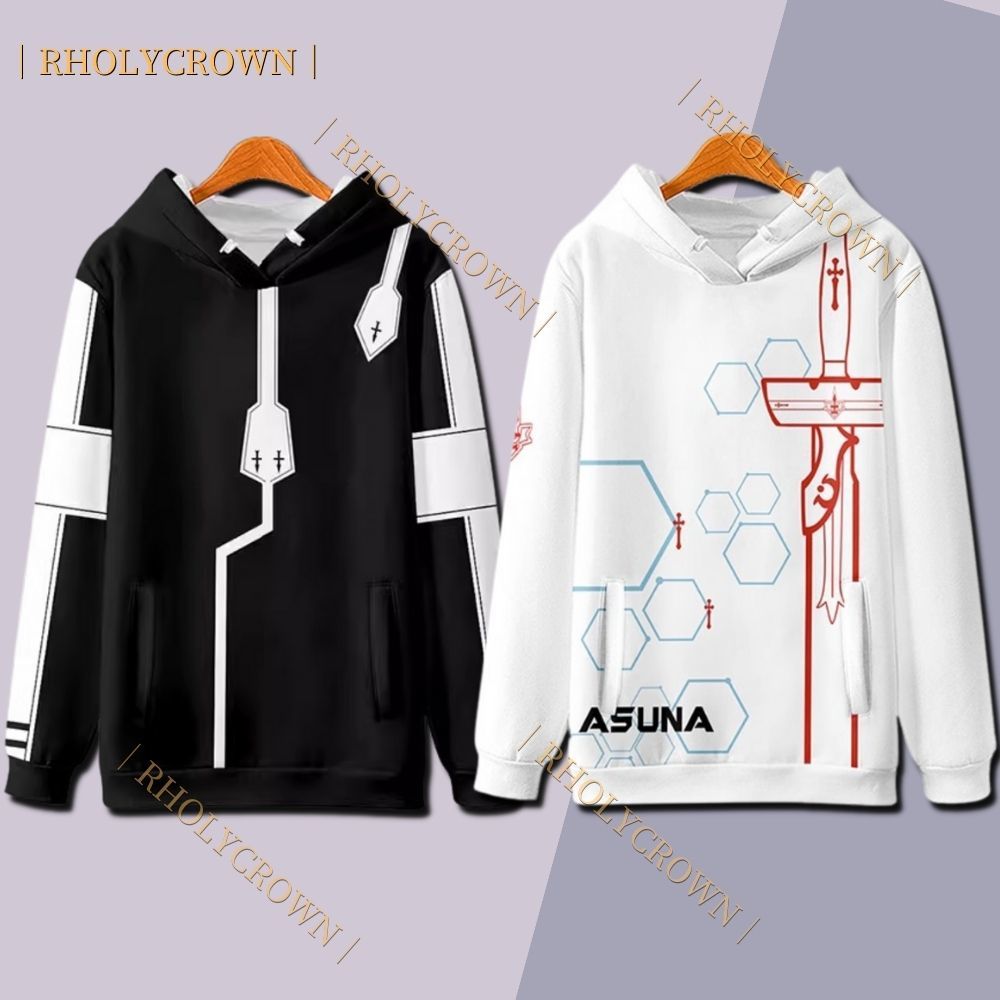 刀剑神域桐人cos服连帽卫