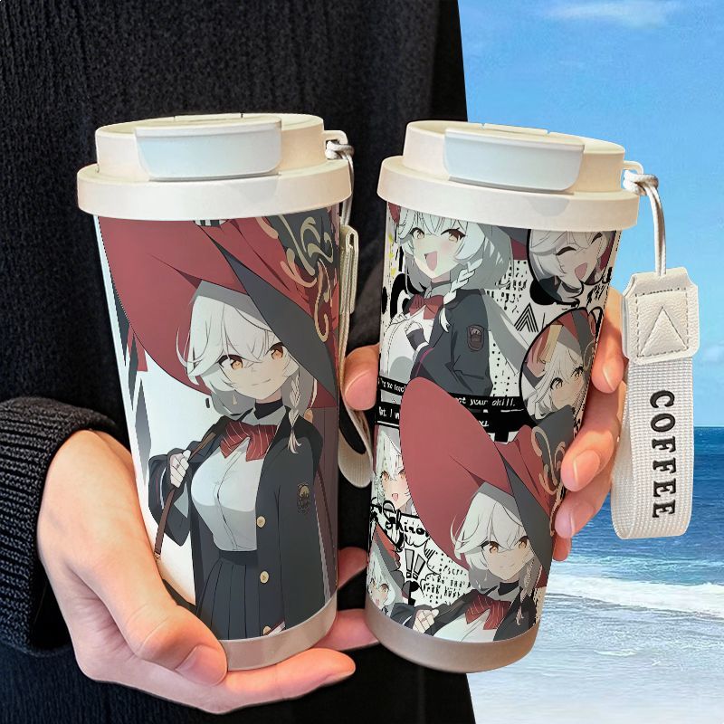 蔚蓝档案白尾绘理保温杯