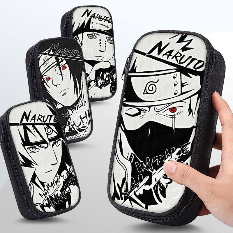火影忍者文具盒笔袋男生大容量笔盒小学生初中生文具袋ins新款