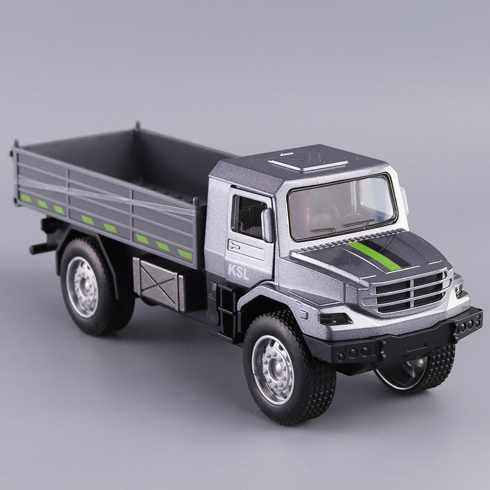 儿童回力运输车声光开门卡车模型男孩越野车仿真合金军事玩具车