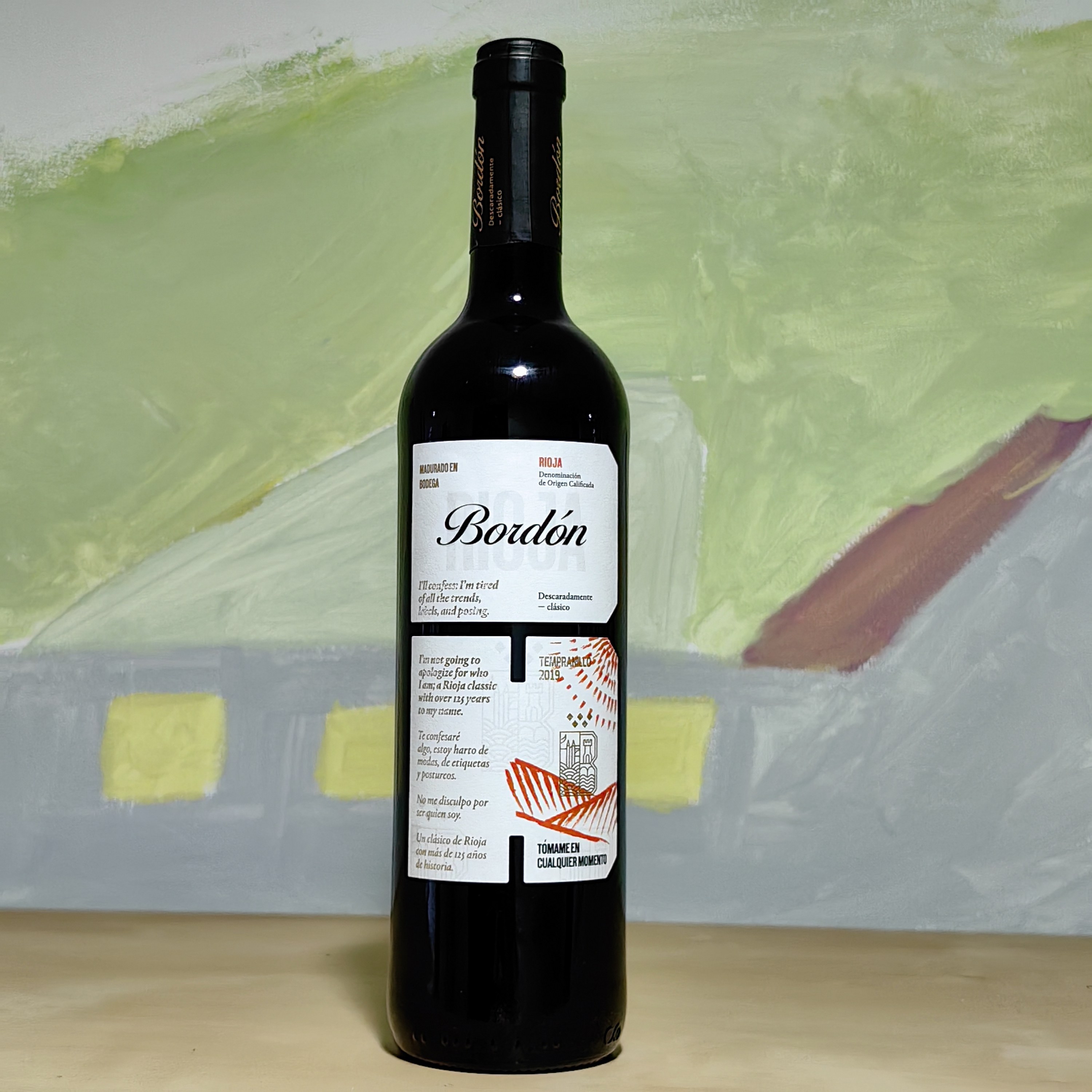 西班牙里奥哈百年法兰克Bordon波顿单魄干红葡萄酒2019年份750ml