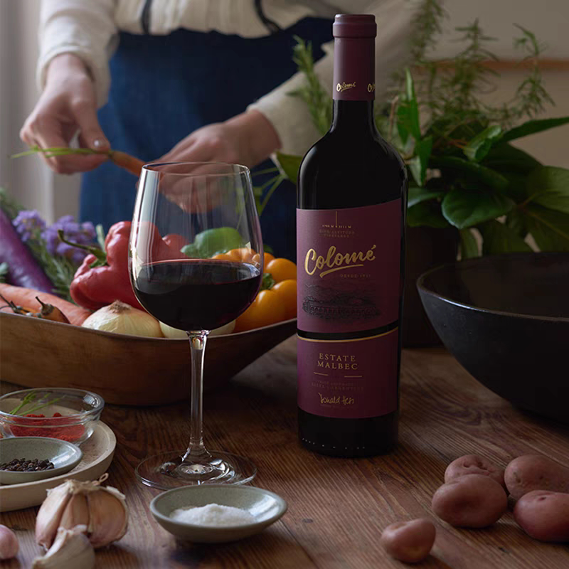 阿根廷高海拔Malbec佳乐美庄园马尔贝克干红葡萄酒2019年份750ml