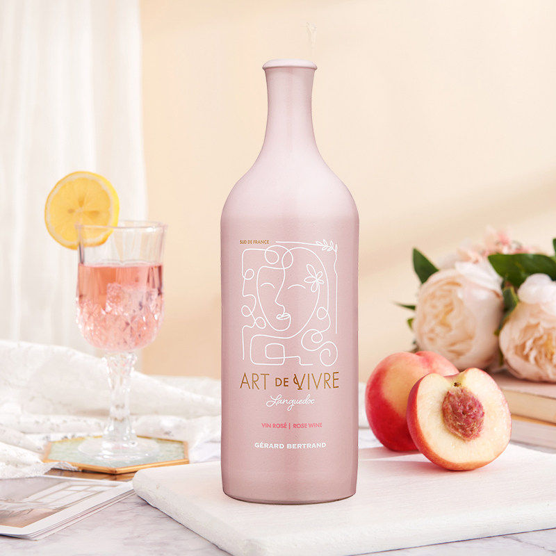 法国进口Gerard Bertrand吉哈伯通干型桃红葡萄酒202*年份750ml