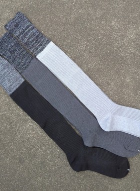 销售女35-38码棉质金丝口长筒袜子