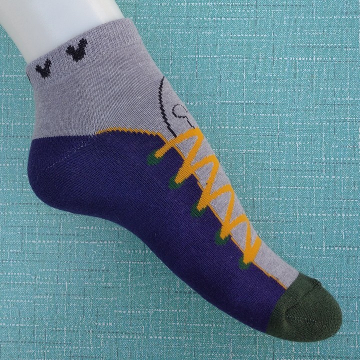 销售男女36-40码棉质足底加厚休闲运动短筒袜子