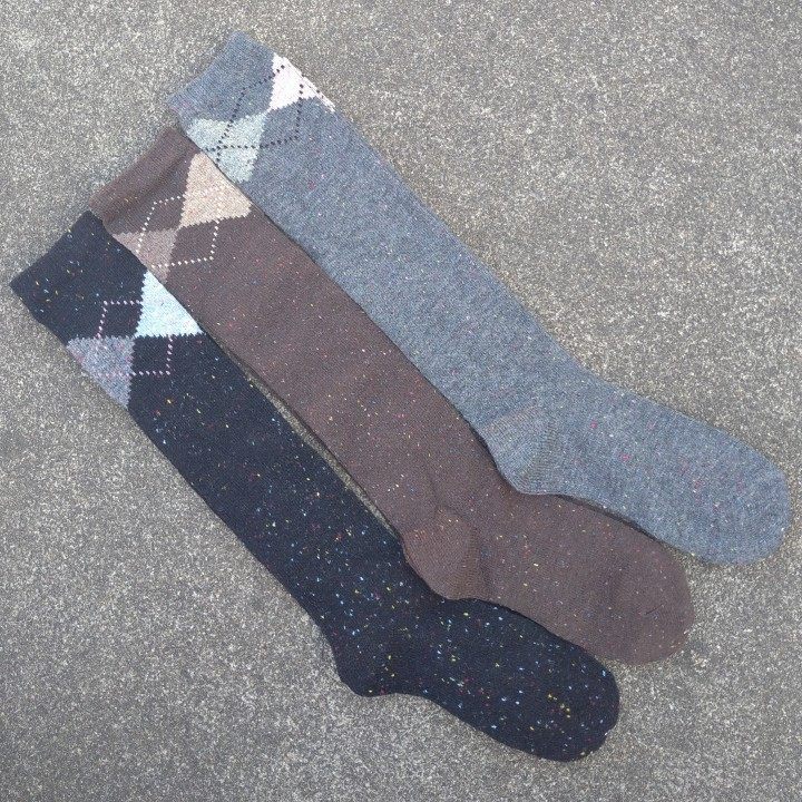 销售男女35-38码彩棉菱形格图案及膝长筒袜子,女士内衣/男士内衣/家居服,长筒袜,淘宝优惠券,粉丝福利购,淘宝优惠卷