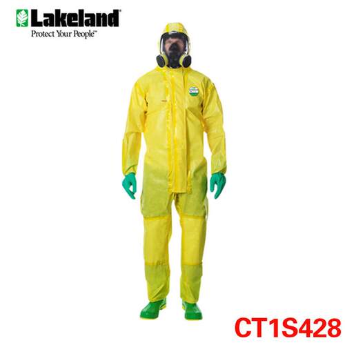 雷克兰Lakeland CT1S428防化服C级连身防静电耐酸碱防护衣CT1S428