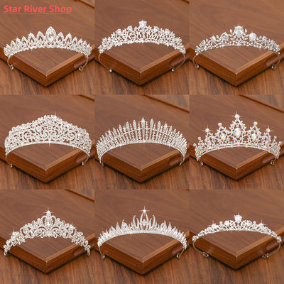 Bridal Tiara Hair Crown Wedding Hair Accessories For Women S