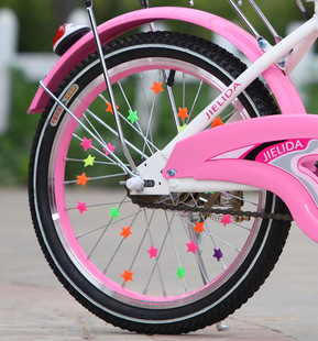 Color Beads Spoke 36PCS Childre Wheel Multi Plastic Bicycle