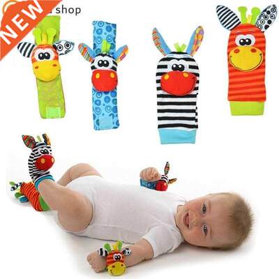 Infant Baby Kids rattle toys Wrist Foot Socks for Newborn