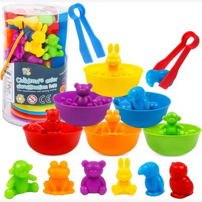 Counting Animal color matching toy Games Sorting for kids