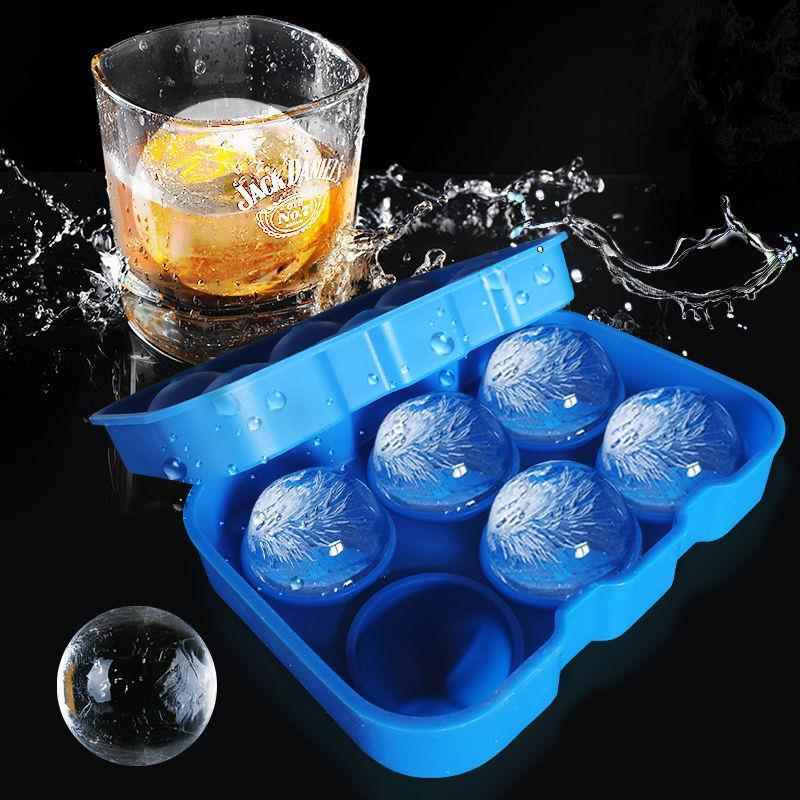 Party Brick Round Bar Whiskey Ice Ball Cube Maker Tray Spher 厨房/烹饪用具 冰格/制冰袋 原图主图