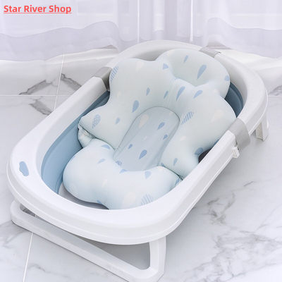 Newborn baby bath net tub suspension pad bath bed non-slip